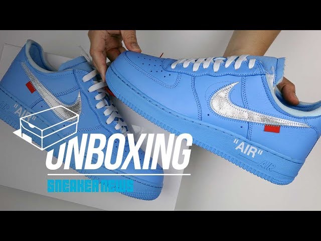 Unboxing $360,000 Nike Air Force 1 Virgil Abloh Louis Vuitton 