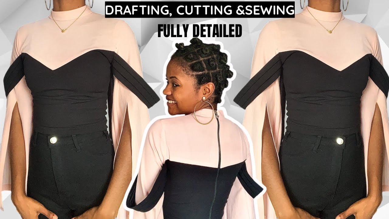 How To Cut And Sew A Stylish Turtleneck Sweetheart Illusion Top