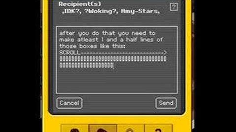 Habbo Hotel - How To Scroll