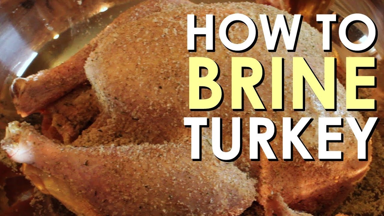 How to brine prepare a turkey art of manliness youtube