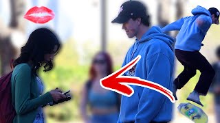 Picking Up College Girls with a Skateboard!