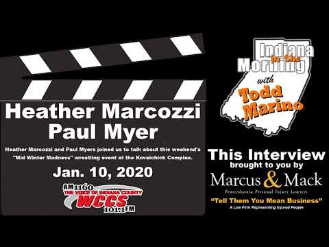 Indiana in the Morning Interview: Heather Marcozzi and Paul Myers (1-10-20)