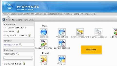H-Sphere - Managing MySQL databases with PHPMyAdmin in H-Sphere