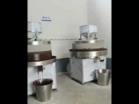 Electric Stone Mill Grinder Tahini Peanut Sesame Paste Making Machine