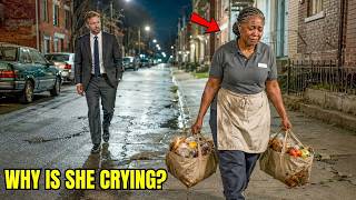 Details CEO Followed the Cleaning Lady Who Only Asked for Leftover —What Waited at Her Door Stopped Him Cold News