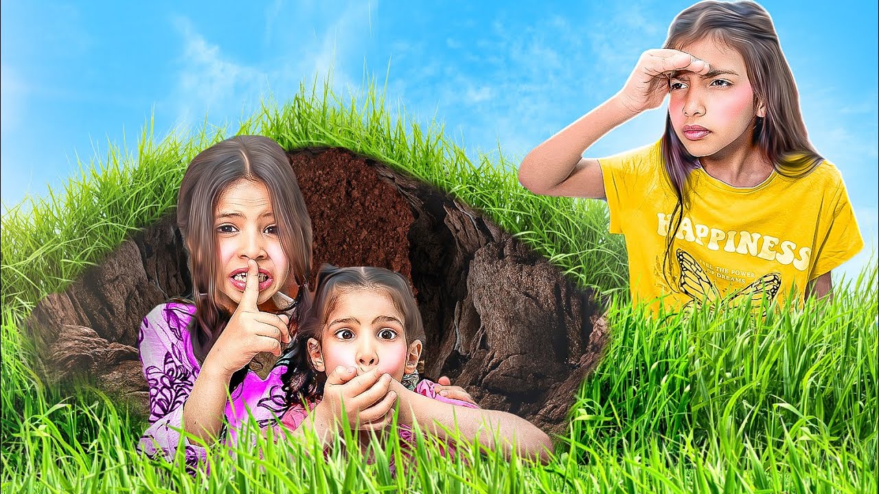 لعبنا الغميضة في اكبر حديقة بمدينتي ! | رورو شافت جني 😳