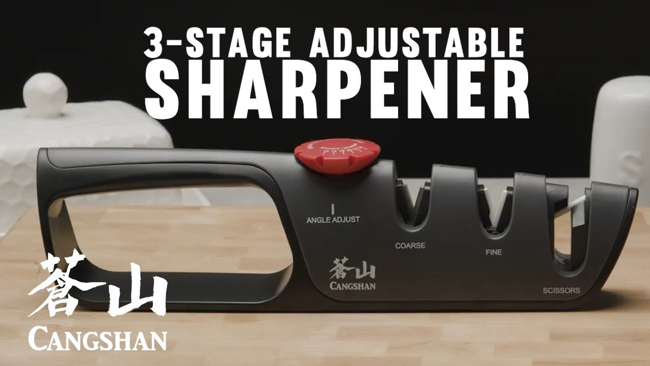 Cangshan Cutlery : 3-Stage Adjustable Sharpener 