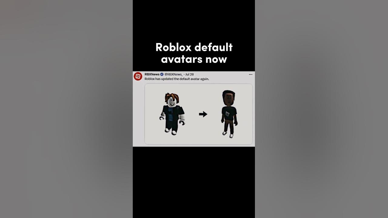 RBXNews on X: Roblox has updated the default avatar again. https