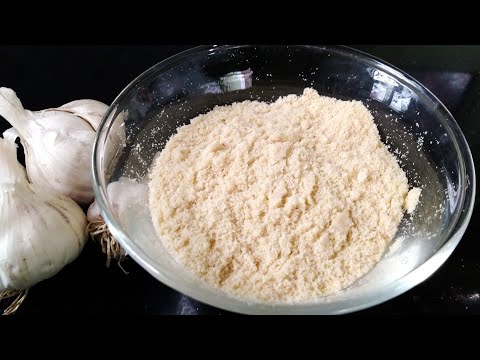 लहसुन पाउडर बनाने का बहुत ही आसान तरीका Homemade Garlic Powder Recipe