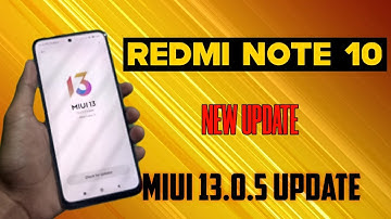 Xiaomi Redmi Note 10 - MIUI 13.0.5.0 New Update ⚡🤯