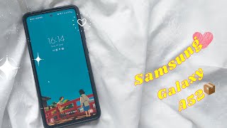 Aesthetic Samsung Galaxy A52 Unboxing  |  + Studio Ghibli Wallpapers✨