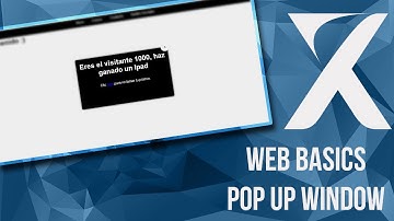 Web Basics - Pop up Window