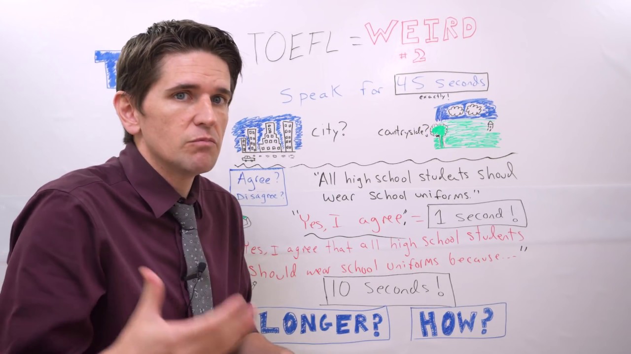 Weird TOEFL - 45 Speak for Seconds is Speaking (2) Exactly Weird Seconds Speak - Speaking (2) Exactly 45 for is TOEFL