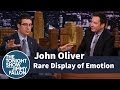 John Oliver Showed a Rare Display of Emotion