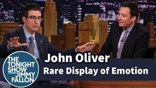 John Oliver Showed a Rare Display of Emotion