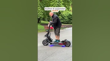Dualtron X amazing suspension