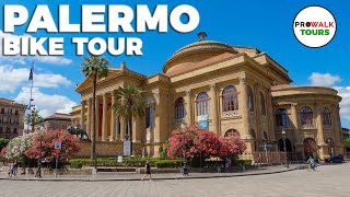 Palermo, Sicily - Bike Tour - 4K - Prowalk Tours