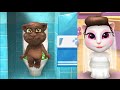 Level 56 Vs level 41/My Talking Tom Mirroring Vs My Talking Angela Gameplay make for Kid. Ep.28