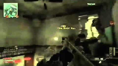 MW3 -  BEST BARRETT .50 cal No Scope Feed Ever!