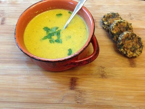 Curried Cauliflower Soup Recipe ( Vegan Winter Soup)