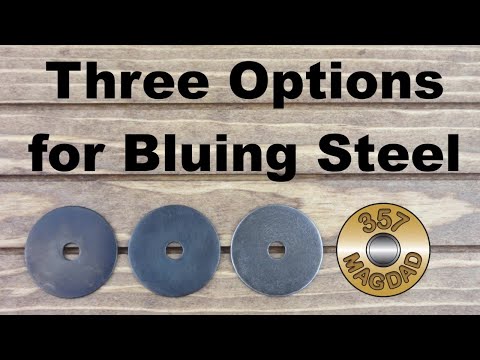 Three Options For Bluing Steel