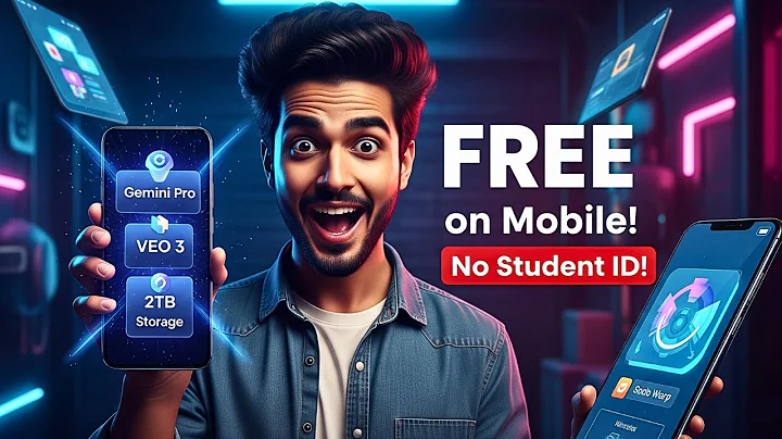 How to Get Gemini Pro, VEO 3 & 2TB FREE on Mobile — No Student ID Needed! (100% Working)