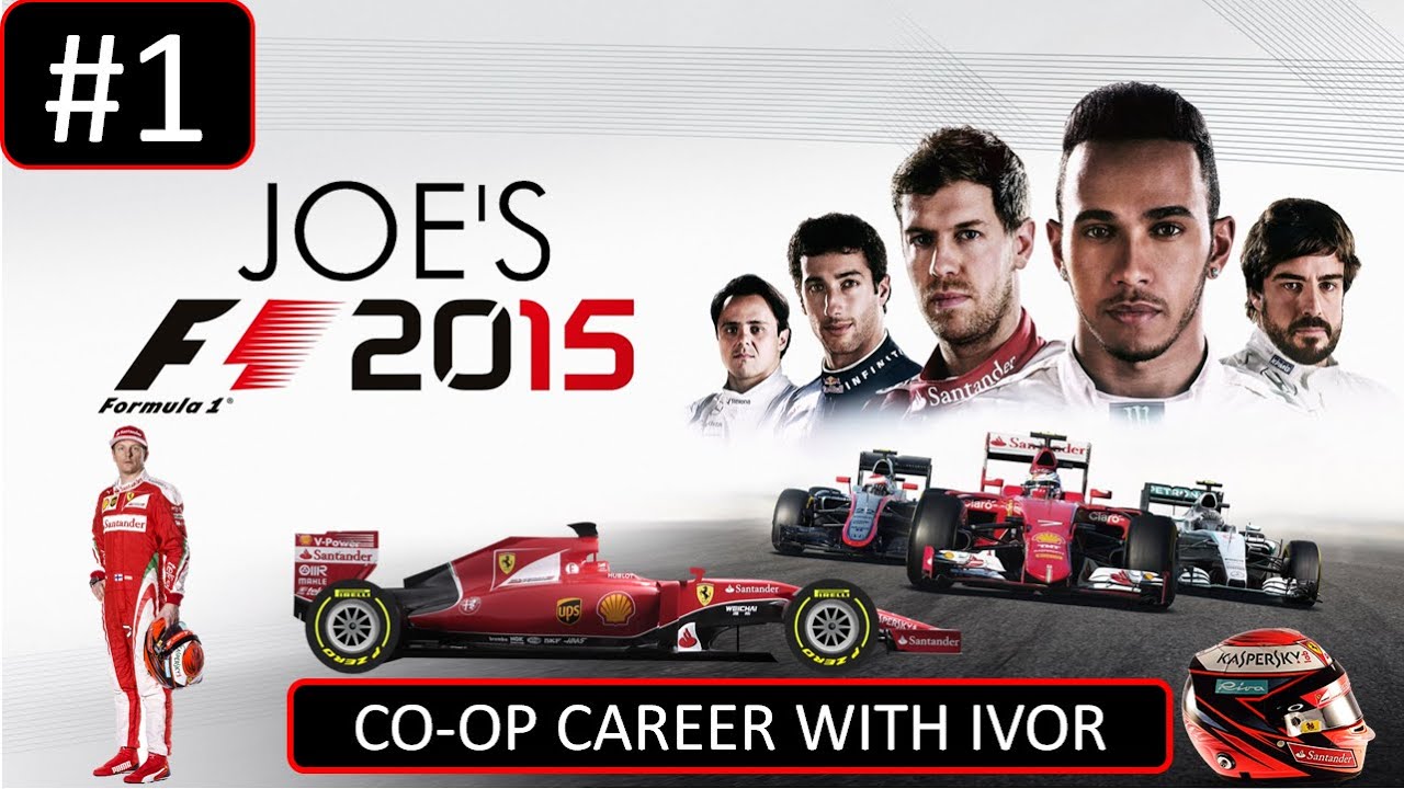 F1 2015 (PS4 Gameplay) - CO-OP Career Mode w/ Ivor - Episode 1: Drama in Australia!