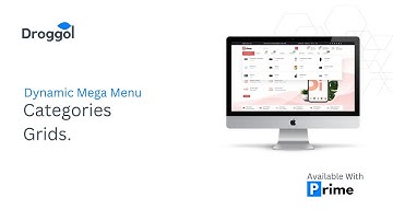 Mega Menu Categories Grids Snippet | Theme Prime For Odoo eCommerce v16