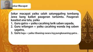 Materi Serat Wulangreh pupuh Pangkur