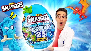 Abro HUEVO GIGANTE con SORPRESAS 🎁 Zuru Smashers Dino Ice Age