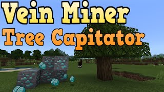 Vein Miner/Tree Capitator Addon UPDATE (Minecraft Bedrock Edition) screenshot 3