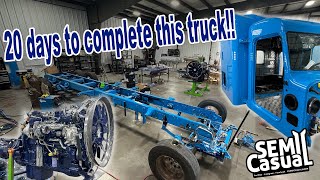 PDI's Peterbilt 389 in a million pieces!