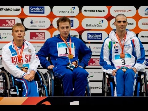 Men's 200m Freestyle S3 | Victory Ceremony | 2015 IPC Swimming World Championships Glasgow