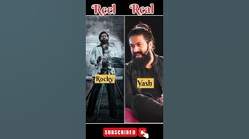 K.G.F: Chapter 2 Reel vs Real Cast with Name. #kgf #reelsvsreal #cast