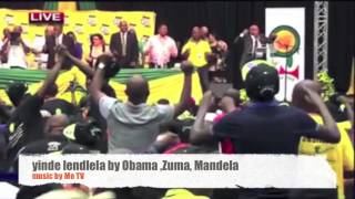 Zuma sings with Obama and Madiba