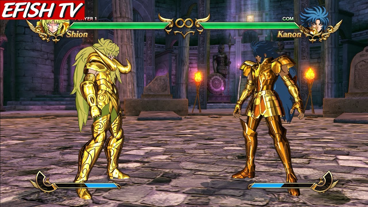 Овен Шион против Близнецов Канон (Самый сложный ИИ) — Saint Seiya: Soldiers' Soul