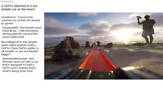 Top Reddit Video - Oddly SATISFYING: A GoPro attached to a hot wheels car on the beach