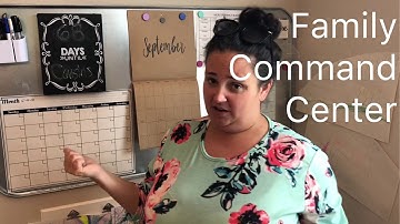 How Do You Keep Your Large Family Schedule Straight? Family Command Center!