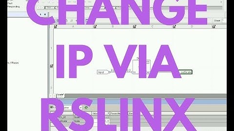 CHANGE CONTROLLOGIX IP VIA RSLINX