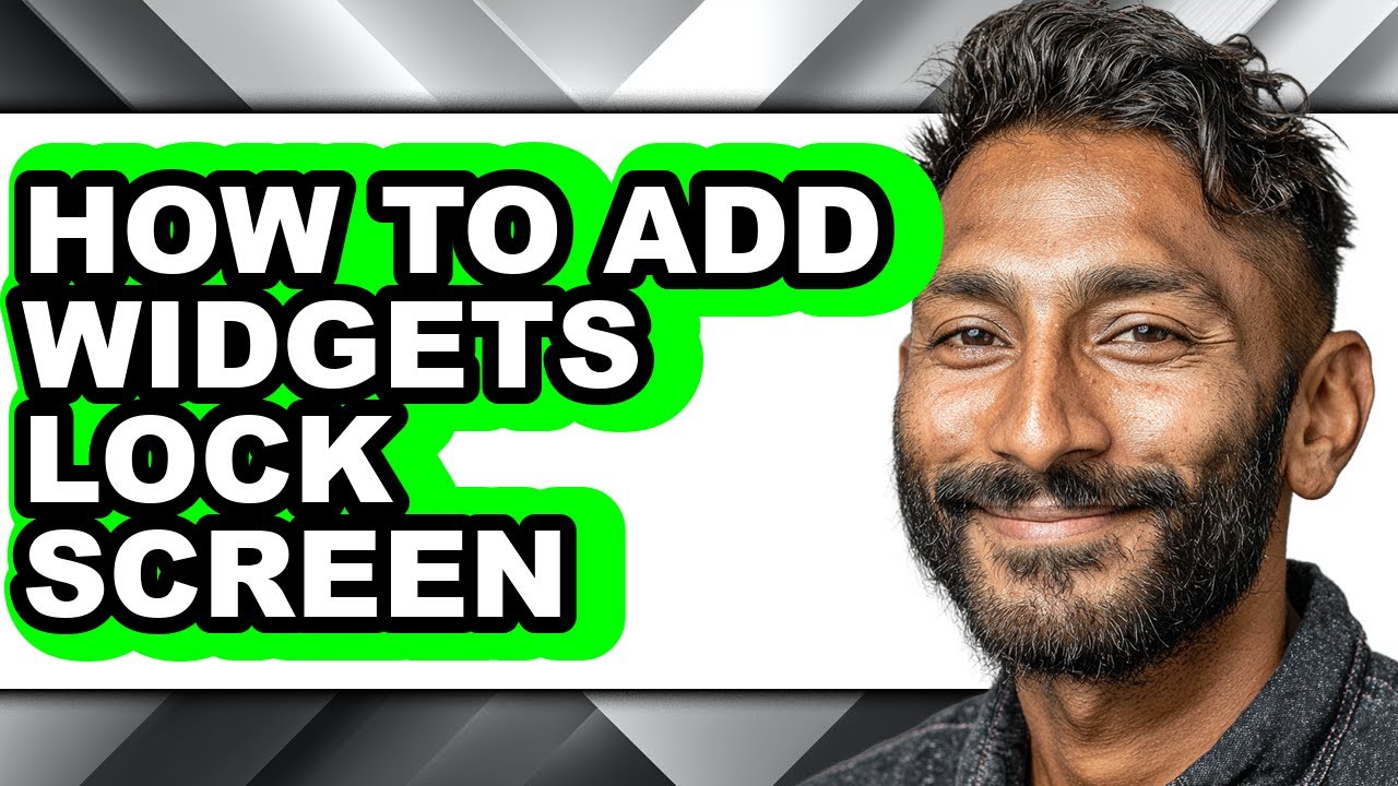 How to Add Widgets Lock Screen (updated) - YouTube