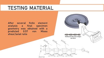 Tension/torsion ultrasonic fatigue testing on a railway wheel - da Costa