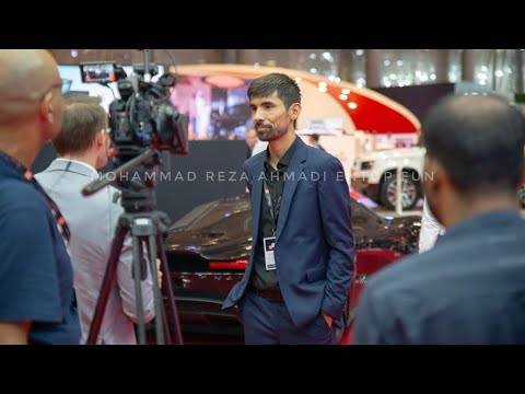 خبرنگار یرانی با محمد رصا احمدی در قطر گفتگو کرد میگه ما انهمی خودروساز داریم چرا ما انجا نیستیم