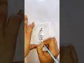 Painting on transparent sheet #art #drawing #painting #shorts