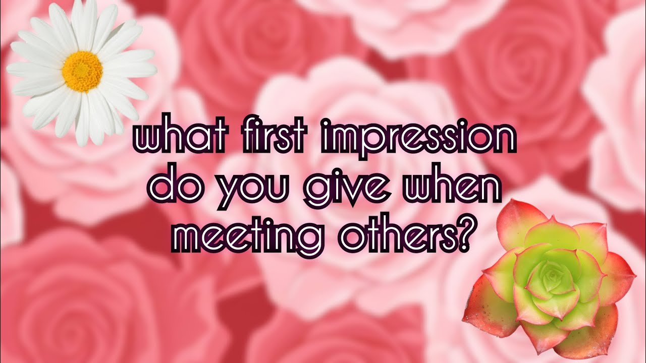what first impression do you give when meeting others? ♡ pick-a-card reading