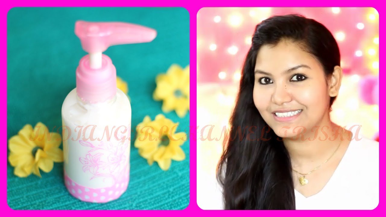 DIY Cleansing Milk /Makeup Remover/ With Demo YouTube