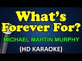 WHAT S FOREVER FOR Michael Martin Murphy HD Karaoke mp3