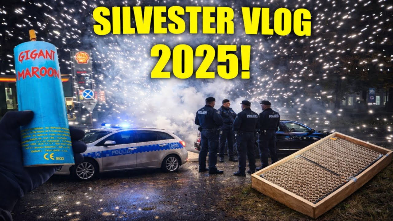 SILVESTER VLOG 2025! Viel FEUERWERK direkt an der Grenze 🚨😱🇵🇱