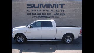 2017 RAM 1500 LARAMIE LIMITED WHITE PEARL WALKAROUND $45,999 SOLD! 7T34A Certified 2017 Ram 1500 Laramie Winston Salem Nc T4094b