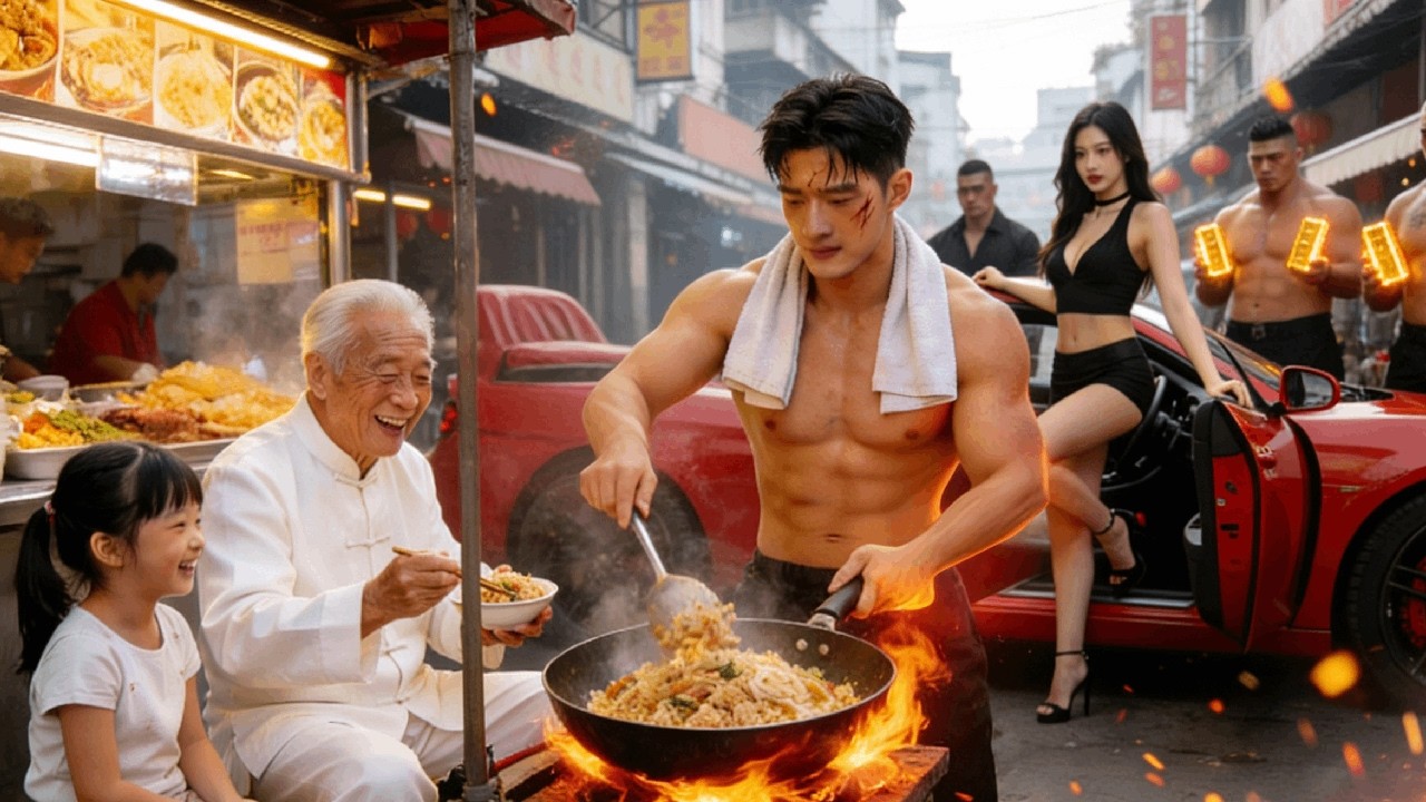 A dying tycoon ate fried rice, recovered, and married his daughter to him.