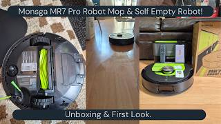 2026 Monsga MR7 Pro Vac & Mop Floor Cleaning Robot! Unboxing & First Look